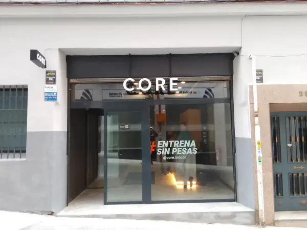Rótulo de Gavalmedia para Gimnasio Core
