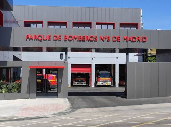 Rótulo de Gavalmedia para Parque de Bomberos